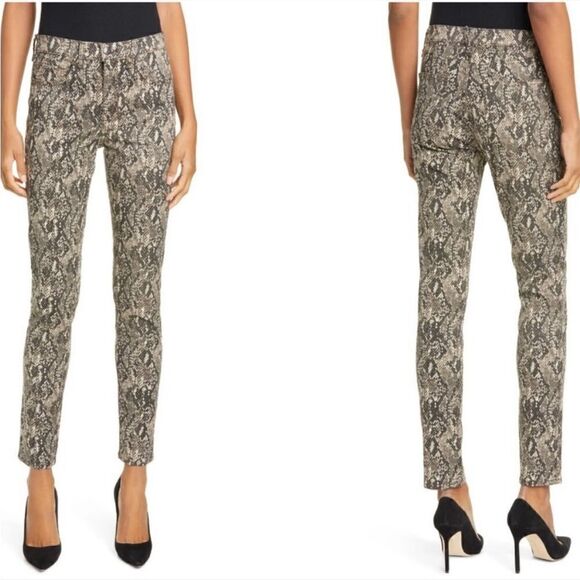 Veronica Beard Kate Snake Print High Rise Skinny Jeans Size 0  NWT $248 - Picture 1 of 8